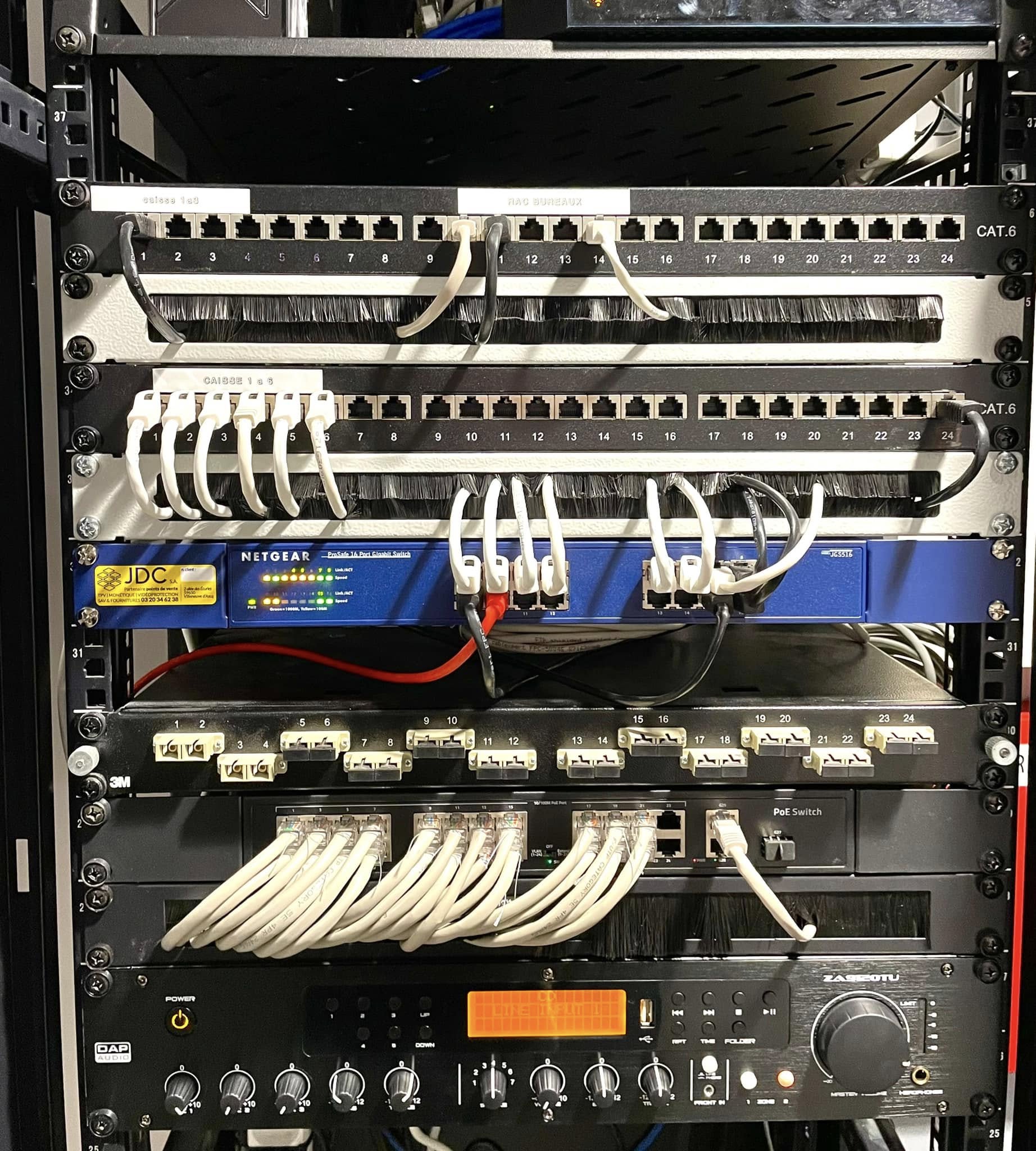 Installation de 24 caméras de vidéosurveillance dans un commerce